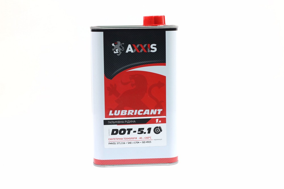 Зображення товару Рідина гальм. AXXIS DOT5.1 (Каністра 1л) (AXXIS)