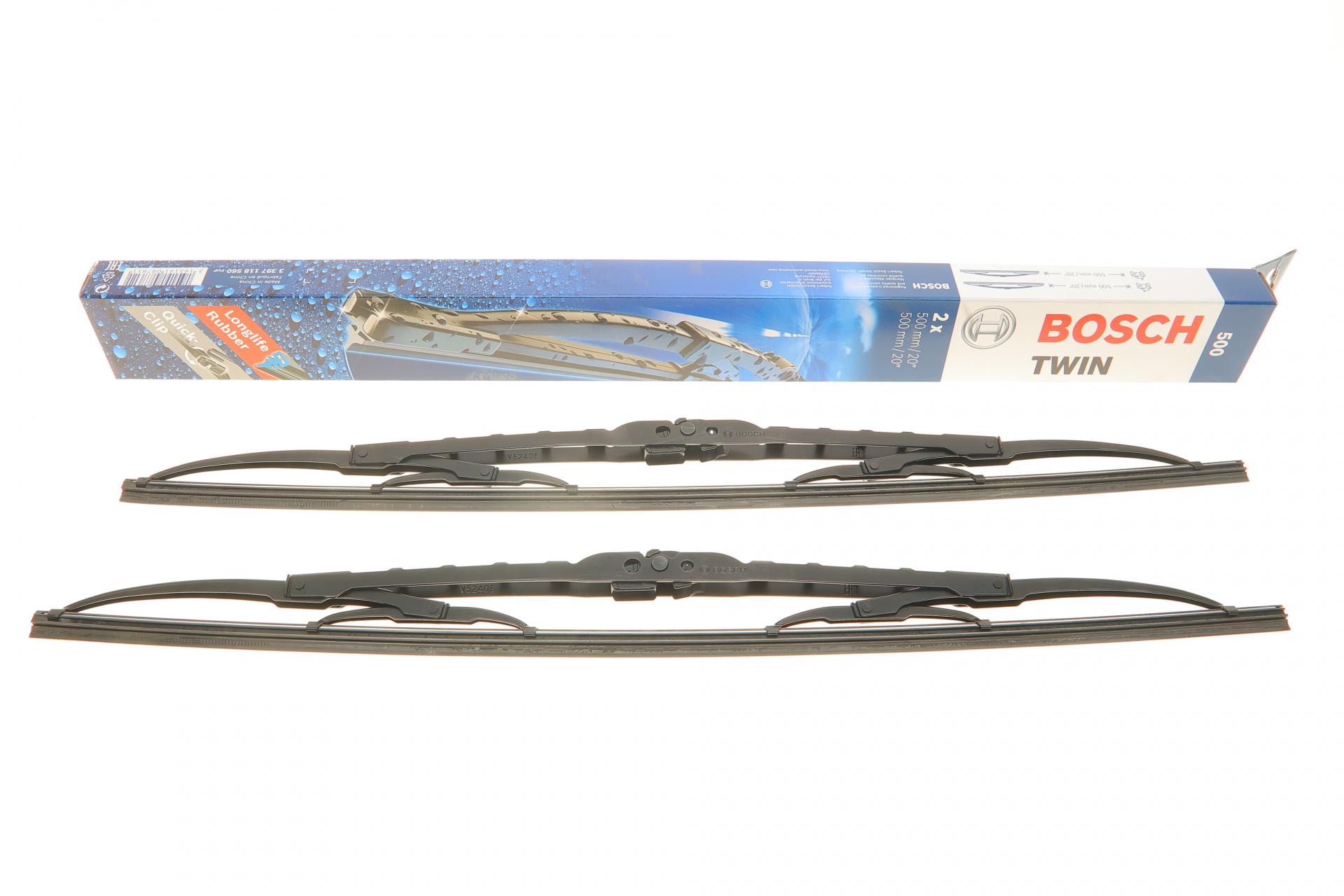Зображення товару Щітка склоочис. 500/500 TWIN 500 (вир-во Bosch) (BOSCH)