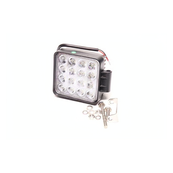Зображення товару Фара LED квадратна 48W, 16 ламп, 108*128мм, 3300Lm вузький промінь 9-32V 6000K (LITLEDA, JUBANA) (JUBANA)