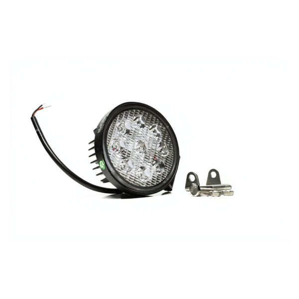 Зображення товару Фара LED кругла 27W, 9 ламп, 115*140мм, 1800Lm вузький промінь 10-30V 6000K (LITLEDA, JUBANA) (JUBANA)