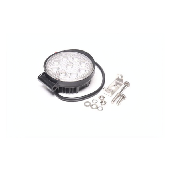 Зображення товару Фара LED кругла 27W, 9 ламп, 115*140мм, 1800Lm широкий промінь 12/24V 6000K (LITLEDA, JUBANA) (JUBANA)