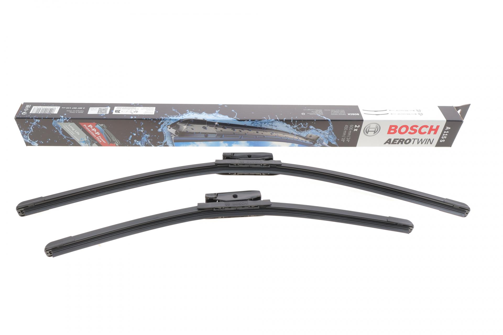 Зображення товару Щітка склоочис. 600/450 AEROTWIN A115S (вир-во Bosch) (BOSCH)