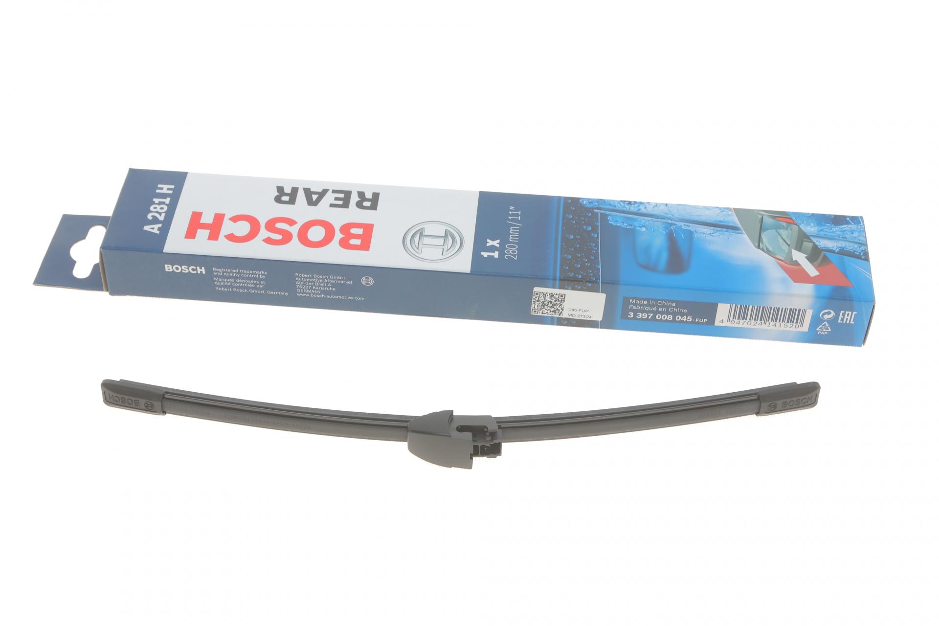 Щітка склоочис. 280 скла заднього A281H (вир-во Bosch) - Зображення 1