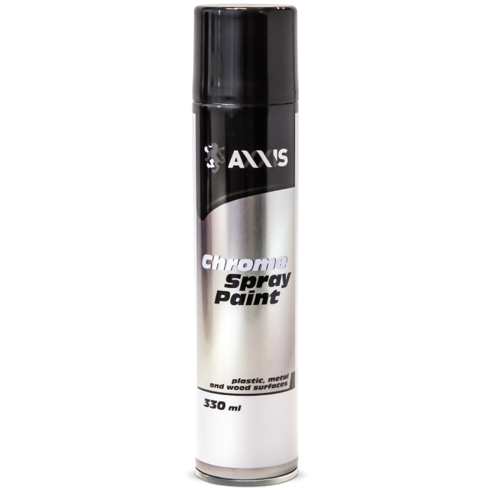 Фарба (для дисків) хром ефект 450ml RAL 9006 <AXXIS> - Зображення 1