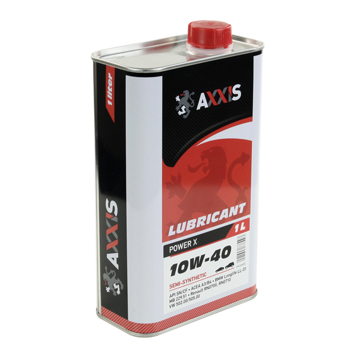 Олива моторн. AXXIS 10W-40 Power Х (Каністра 1л) - Зображення 1