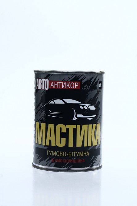 Зображення товару Мастика Автоантикор (Гумово-бітум) (банку 0,8 кг) STANDARD <ДК> (Дорожня карта)