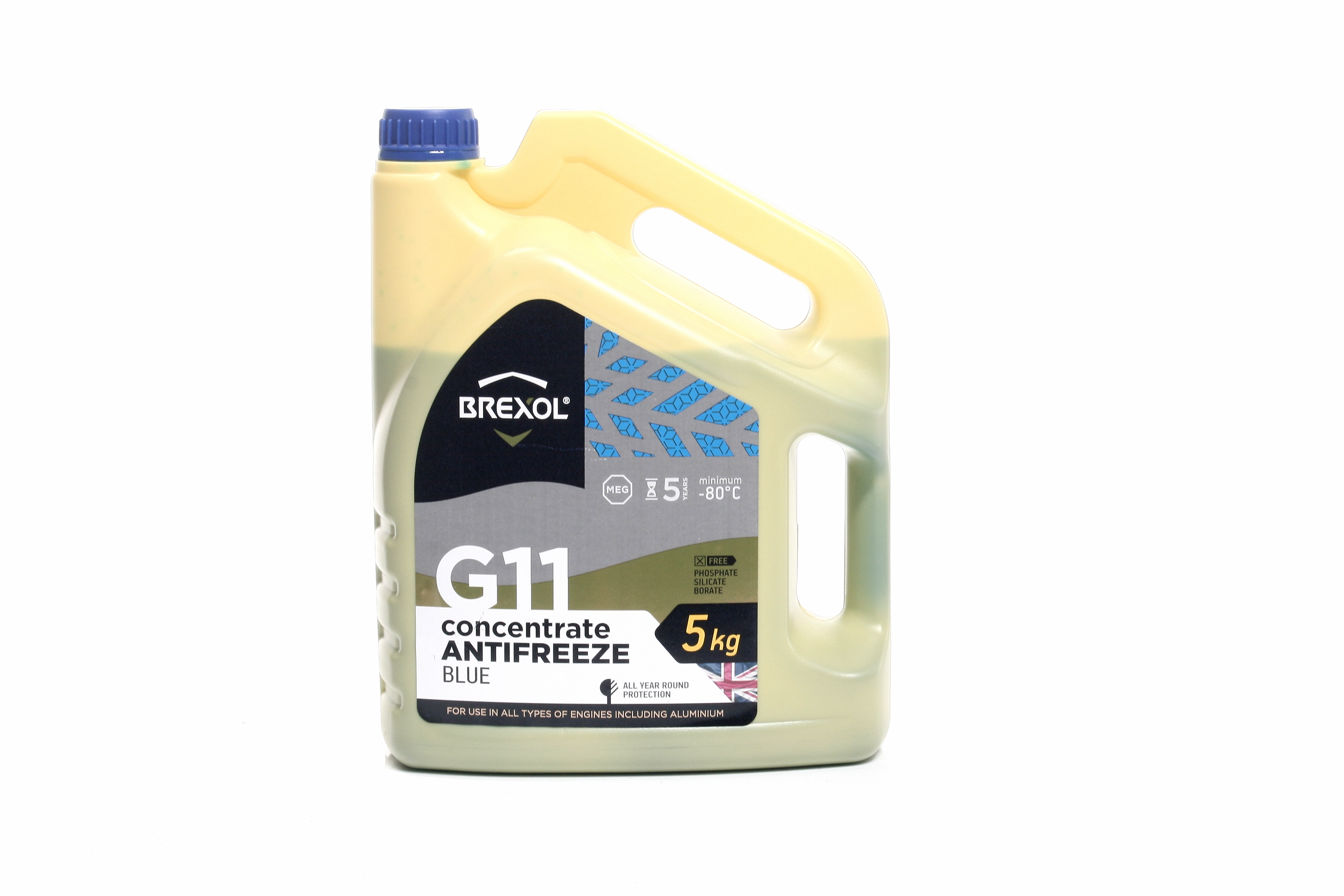 Антифриз BREXOL BLUE G11 Antifreeze (синій) 5kg - Зображення 1
