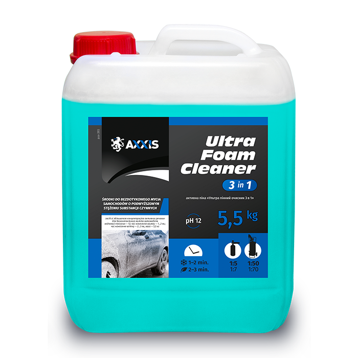 Активна піна AXXIS Ultra Foam Cleaner 3 в 1 (каністра 5л) - Зображення 1