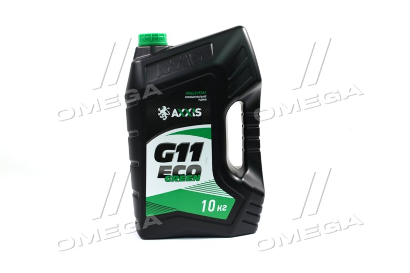 Антифриз концентрат ECO-80C GREEN G11 зелений 10кг <AXXIS> - Зображення 1