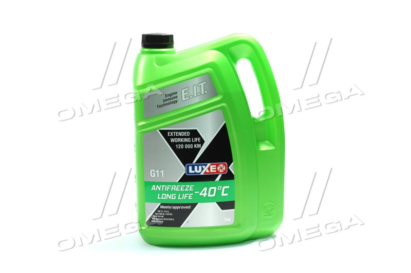 Зображення товару Антифриз LUXELINE ANTIFREEZE G11 -40 LONG LIFE зелений (Каністра 5л) (LUXE)