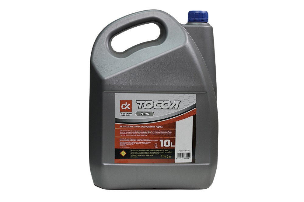 Зображення товару Тосол А-40 (ДК) (Каністра 10л) 9кг (Дорожня карта)