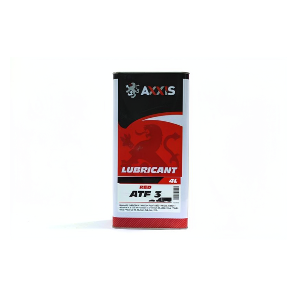 Зображення товару Олива трансміс.(червона) AXXIS ATF 3 (Каністра 4л) (AXXIS)