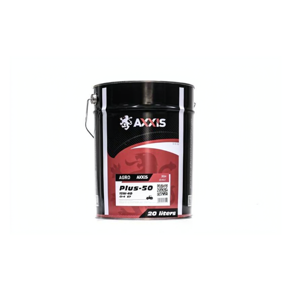 Зображення товару Олива моторна AXXIS AGRO Plus 50 15W-40 CI-4 (Каністра 20л) (AXXIS)