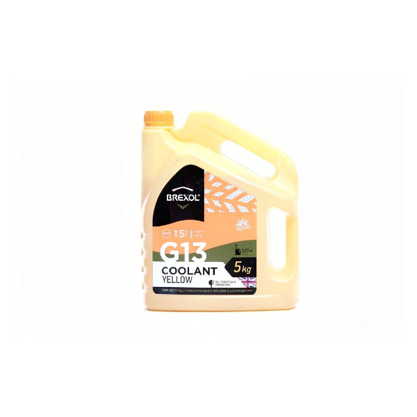 Антифриз BREXOL YELLOW G13 Antifreeze (жовтий) 5kg - Зображення 1